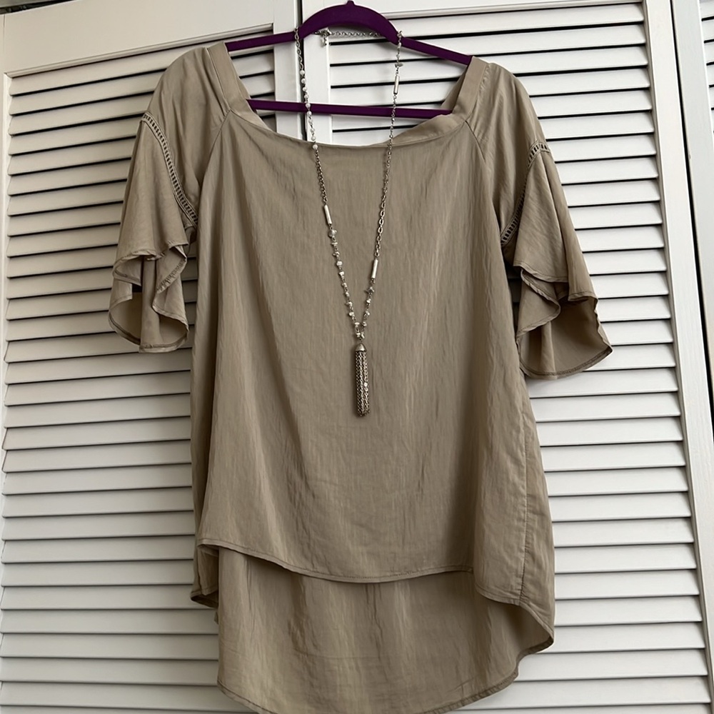 Soft draping shirt